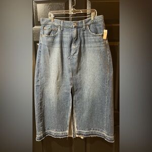 NEW GAP Long Denim Skirt NWT